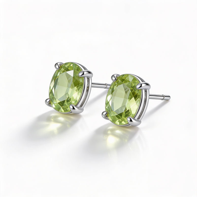 Peridot Earrings "Ydil"