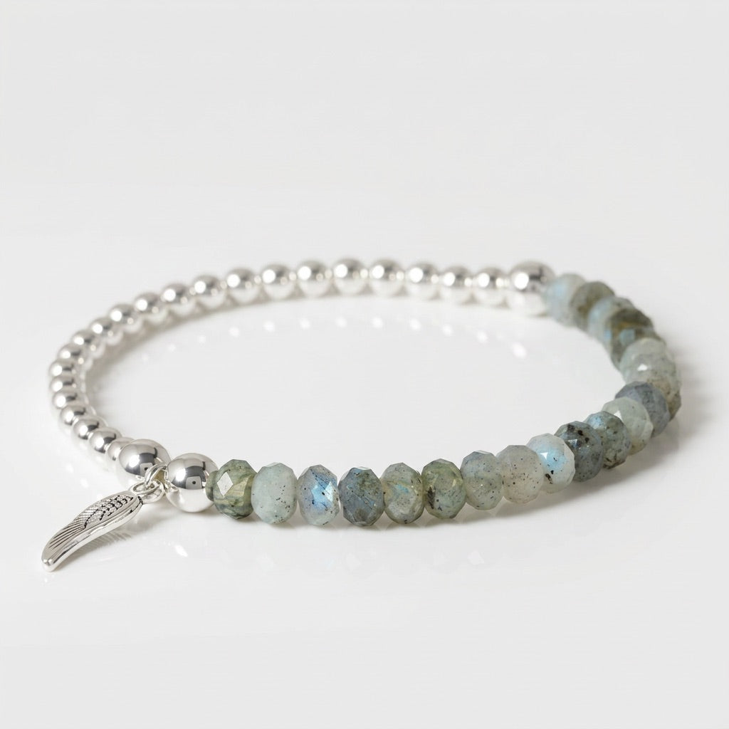 Gemstone Labradorite Bracelet "Luceveil"