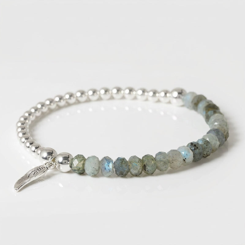 Gemstone Labradorite Bracelet "Luceveil"