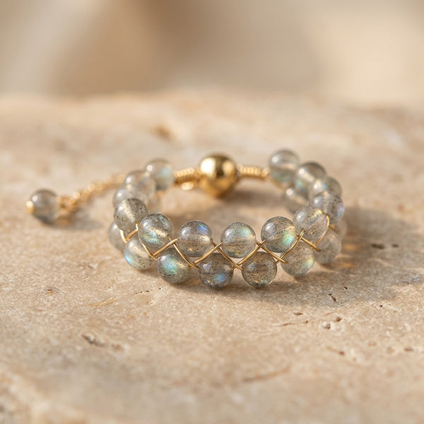 Labradorite Ring "Grape"
