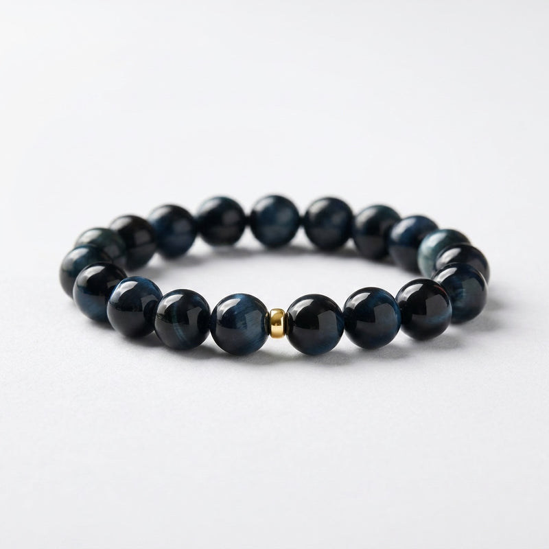 Blue Hawk Eye Bracelet “Kairo”