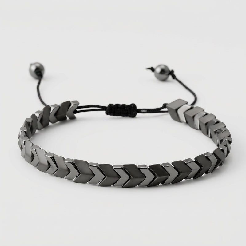 Hematite Stone Bracelet "Ferrox"