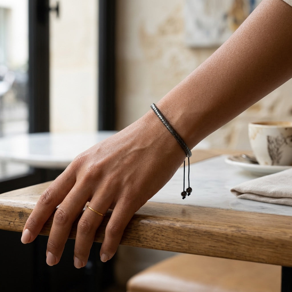 Hematite Bracelet "Gravis"