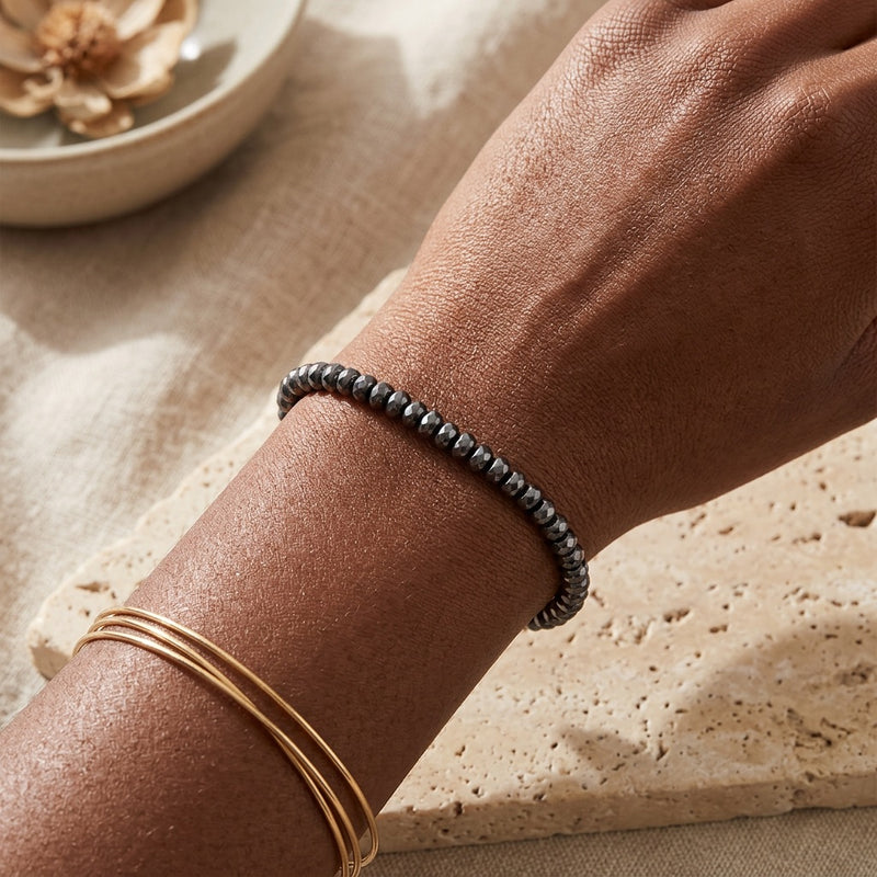 Hematite bracelet "Astro"