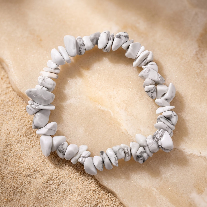 Howlite Stone Bracelet "Nama"