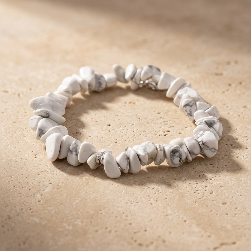 Howlite Stone Bracelet "Nama"
