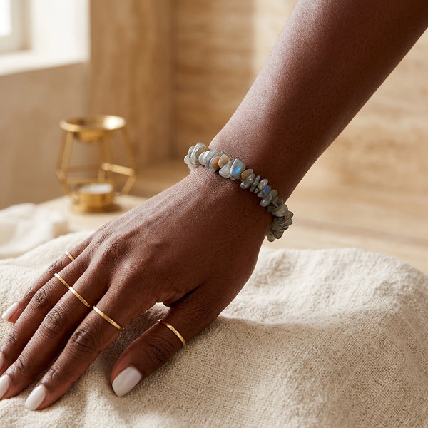Labradorite Stone Bracelet "Nama"