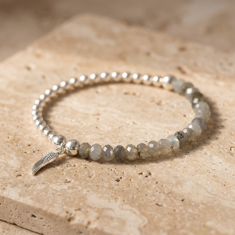 Gemstone Labradorite Bracelet "Luceveil"