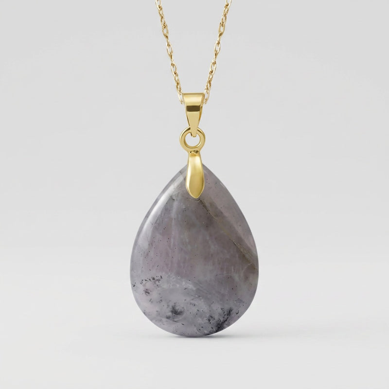 Labradorite Stone Pendant “Perle”
