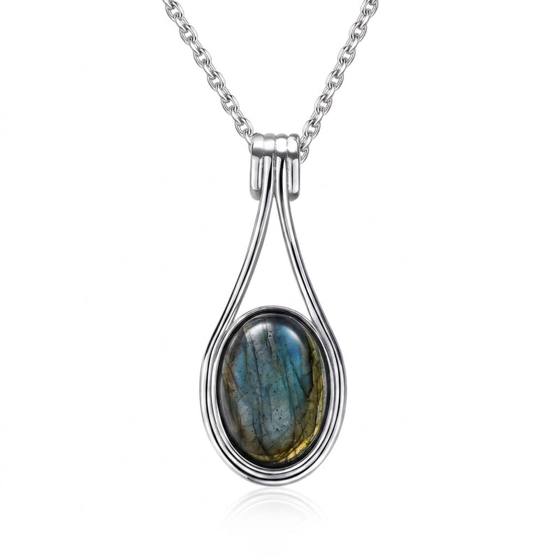 Labradorite Stone Necklace "Luana"