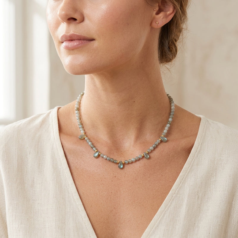 Labradorite Necklace "Reflection"