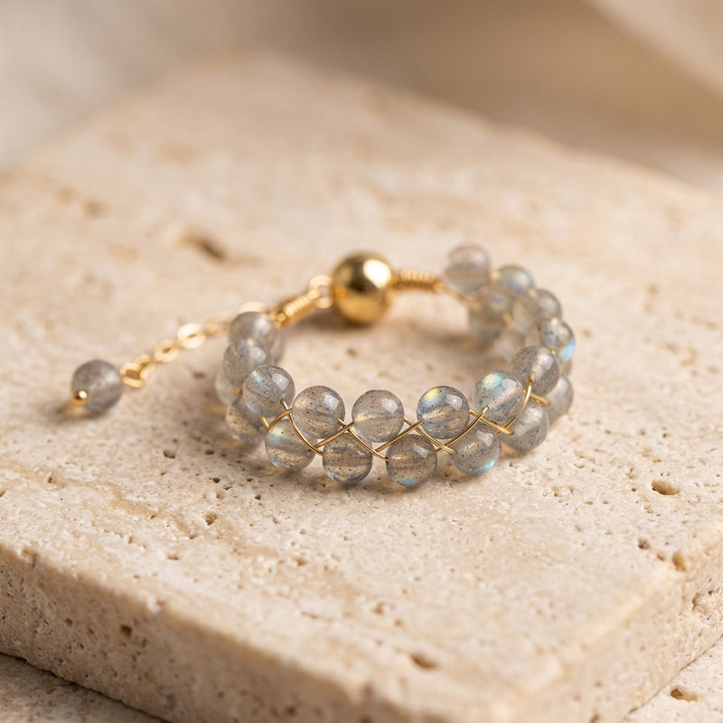 Labradorite Ring "Grape"