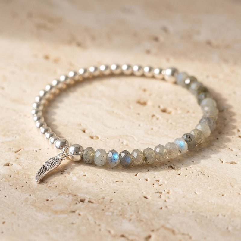 Gemstone Labradorite Bracelet "Luceveil"