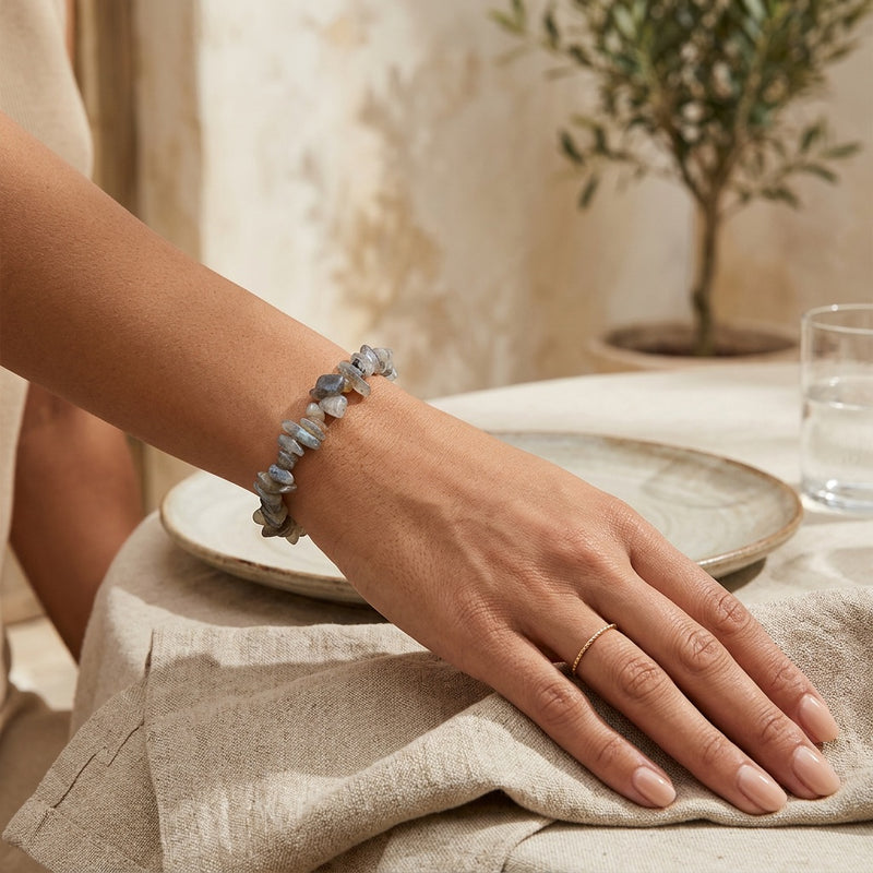 Labradorite Stone Bracelet "Nama"