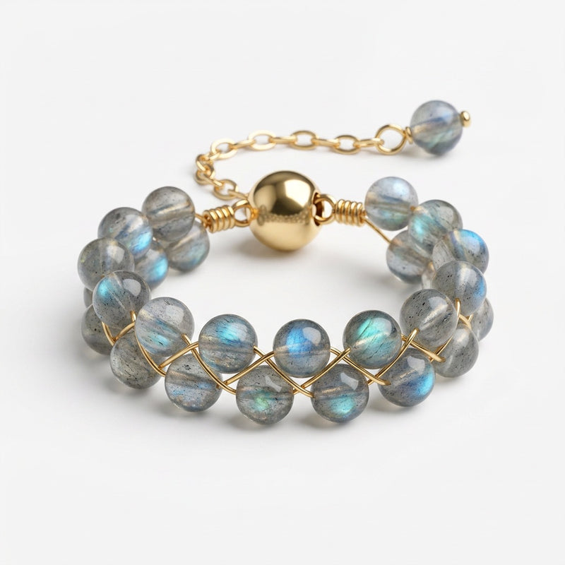 Labradorite Ring "Grape"