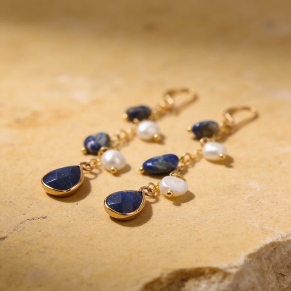 Lapis Lazuli Earrings “Mirelya”