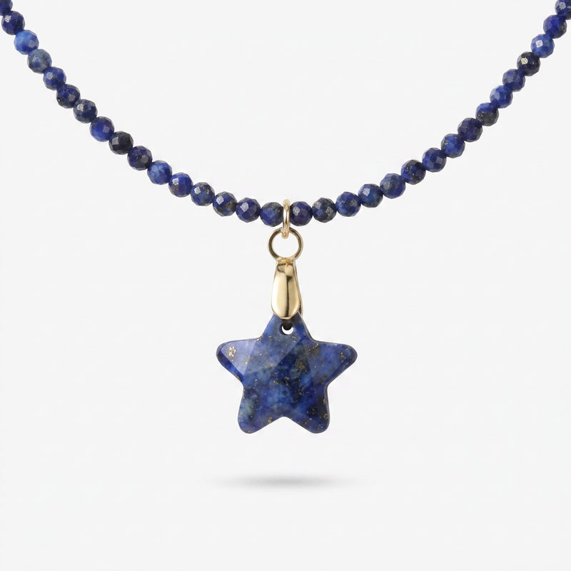 Lapis Lazuli Star Pendant "Stela"