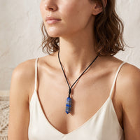 Lapis Lazuli Totem Necklace "Totem"