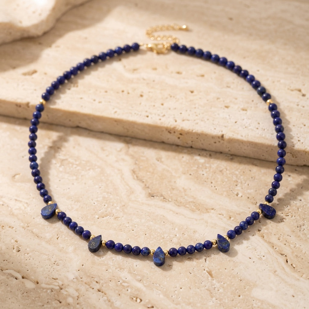 Lapis Lazuli Necklace "Reflection"