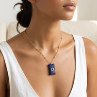 Lapis Lazuli Stone Necklace "Mobli"
