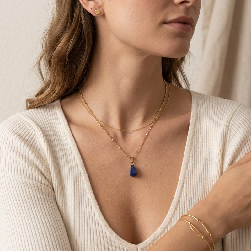 Lapis Lazuli Necklace "Cleo"