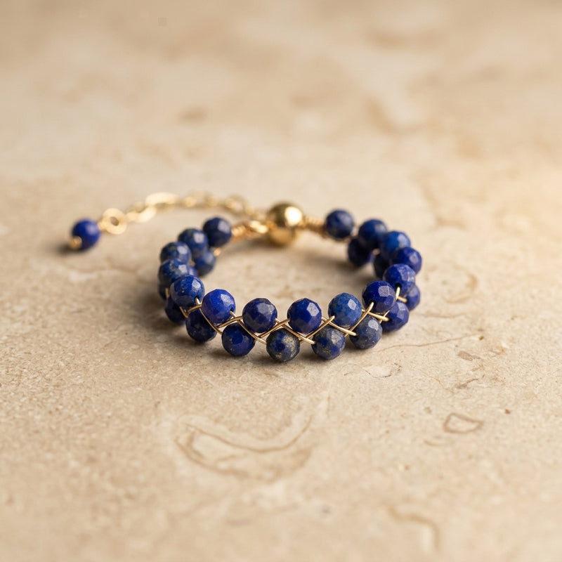 Lapis Lazuli Ring "Grape"