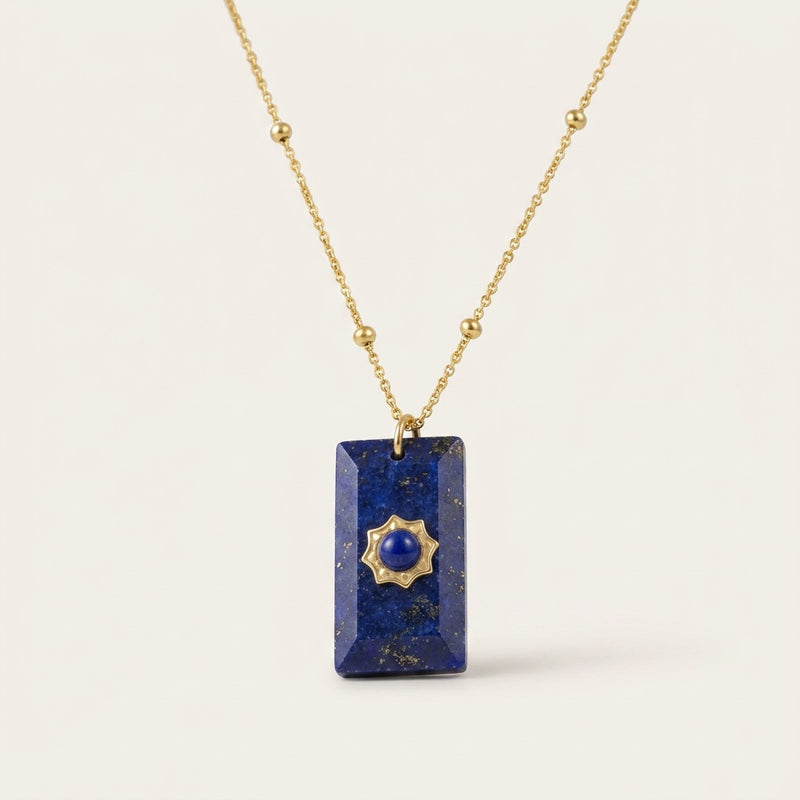 Lapis Lazuli Stone Necklace "Mobli"