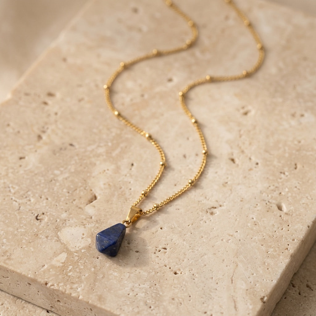 Lapis Lazuli Necklace "Cleo"