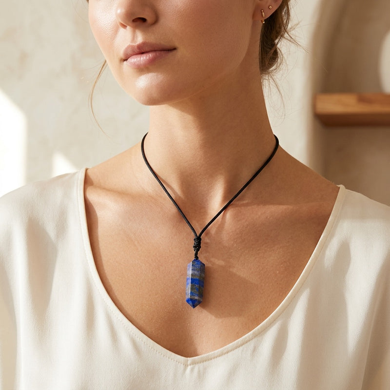 Lapis Lazuli Totem Necklace "Totem"