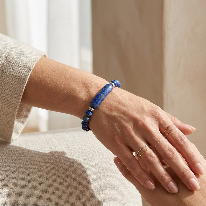 Lapis Lazuli Stone Bracelet "Veloran"