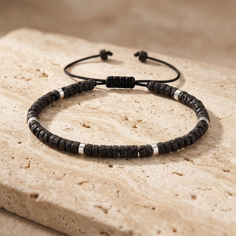 Lava Stone Bracelet "Emperor"