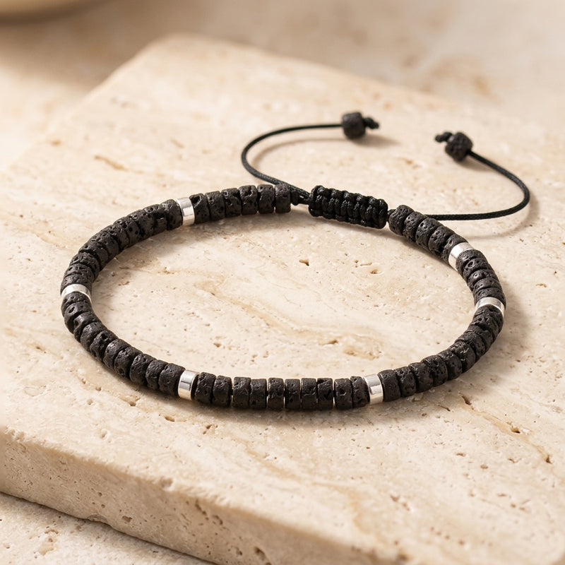Lava Stone Bracelet "Emperor"