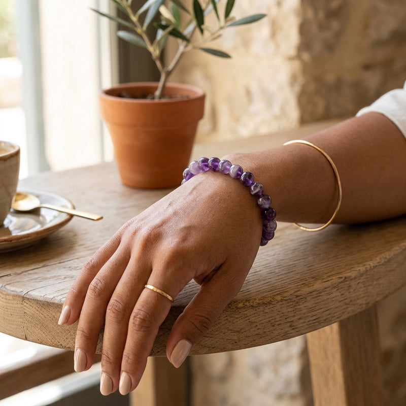 Lepidolite Bracelet "Element"