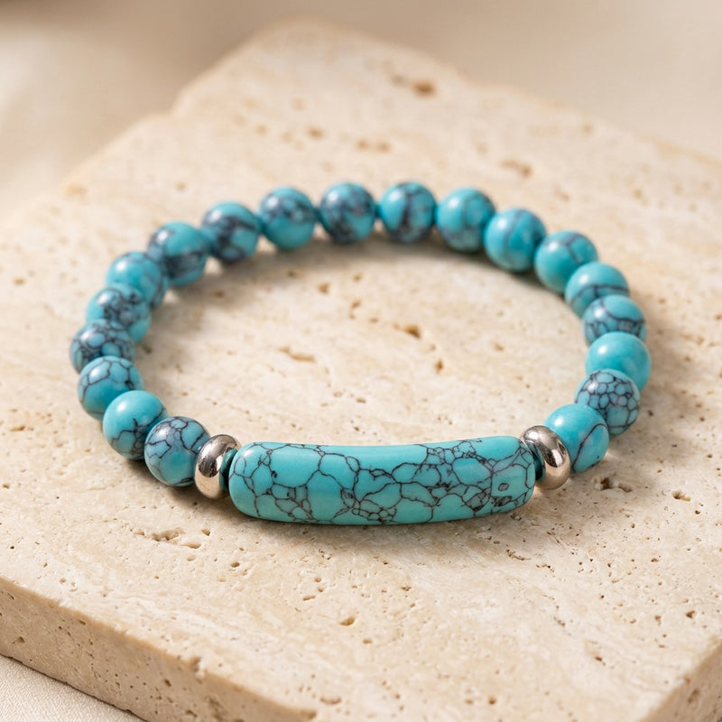 Blue Turquoise Bracelet "Kaelune"