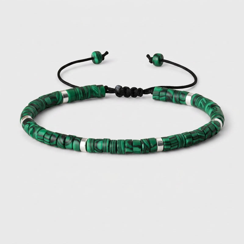 Malachite Stone Bracelet "Emperor"