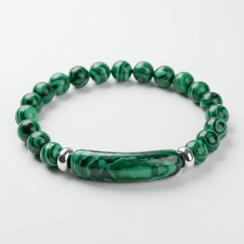 Malachite Stone Bracelet "Verdelis"