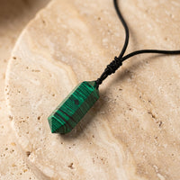 Malachite Necklace "Totem"