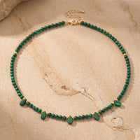 Malachite Necklace "Reflection"