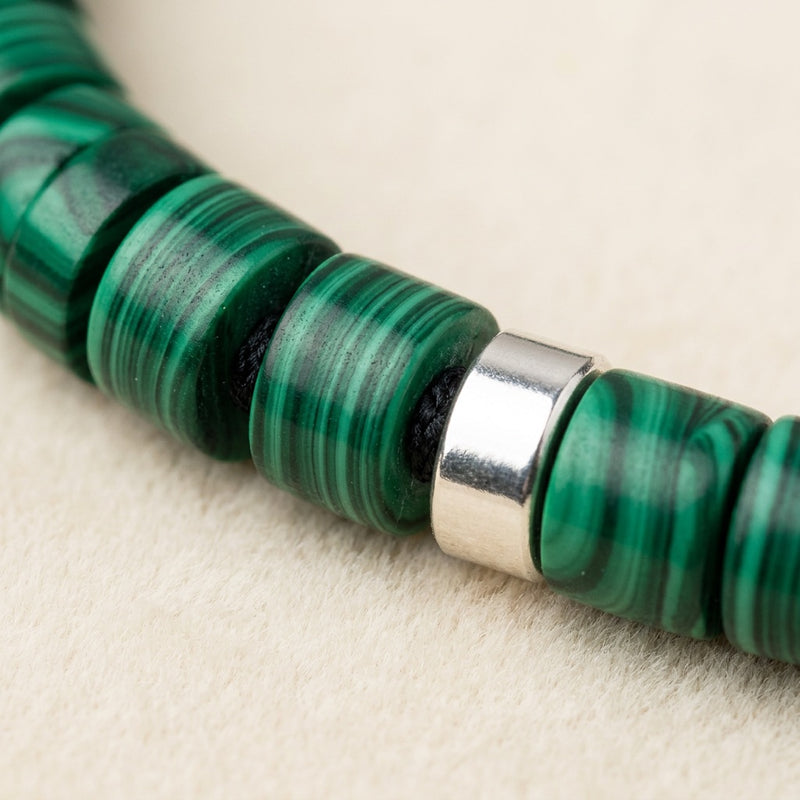 Malachite Stone Bracelet "Emperor"