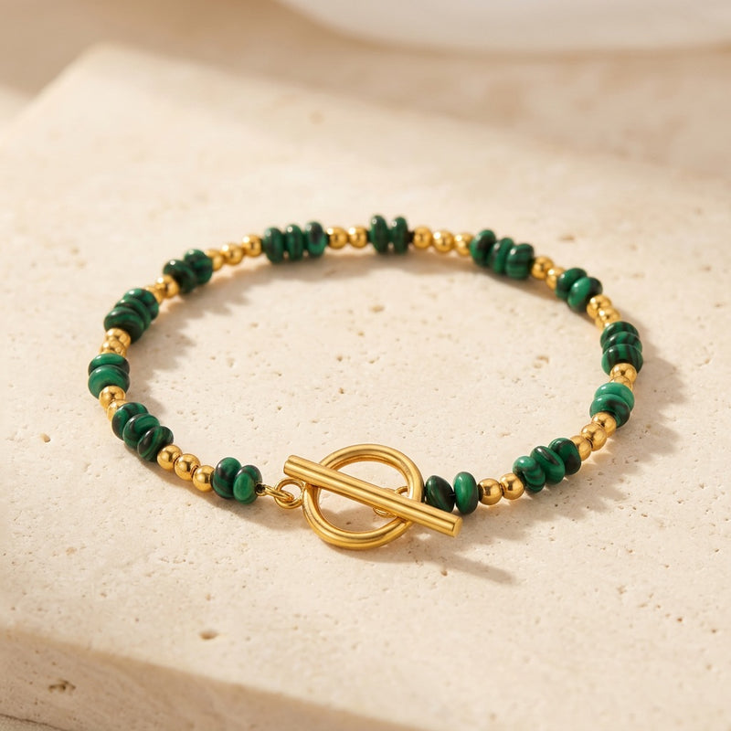 Malachite Bracelet "Nautilis"