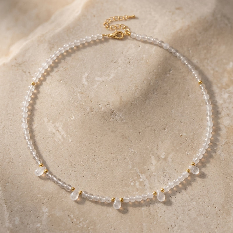 Moonstone Necklace "Reflection"