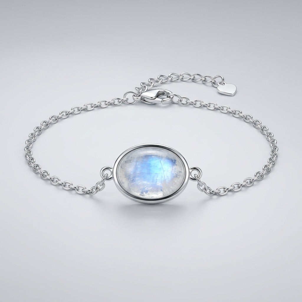 Moonstone Bracelet Silver 