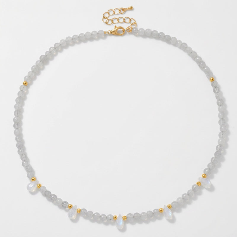 Moonstone Necklace "Reflection"