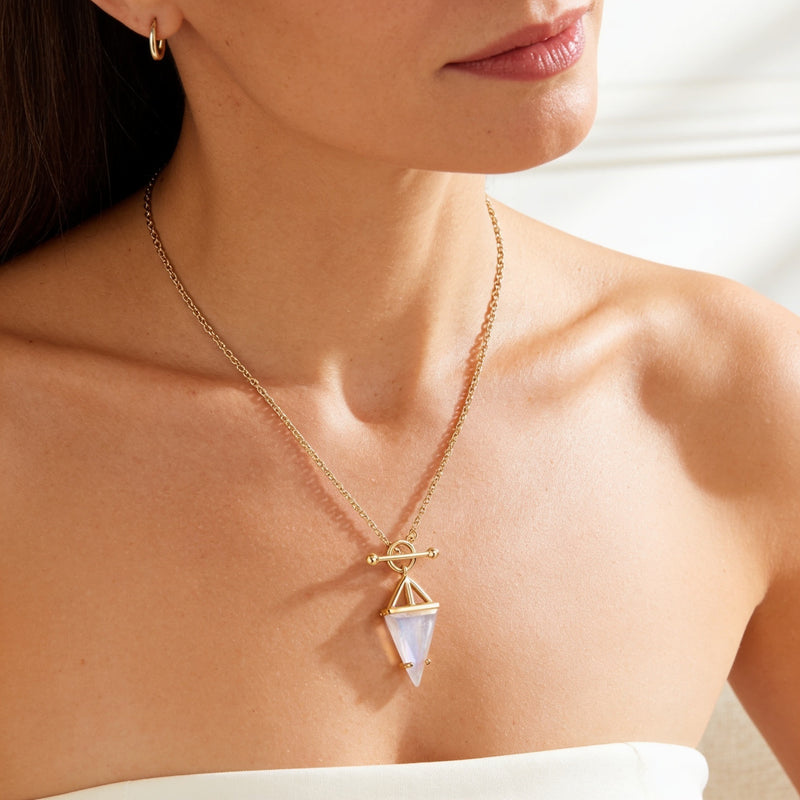 Moonstone Necklace "Hero"