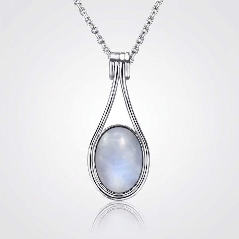 Moonstone Stone Necklace "Luana"