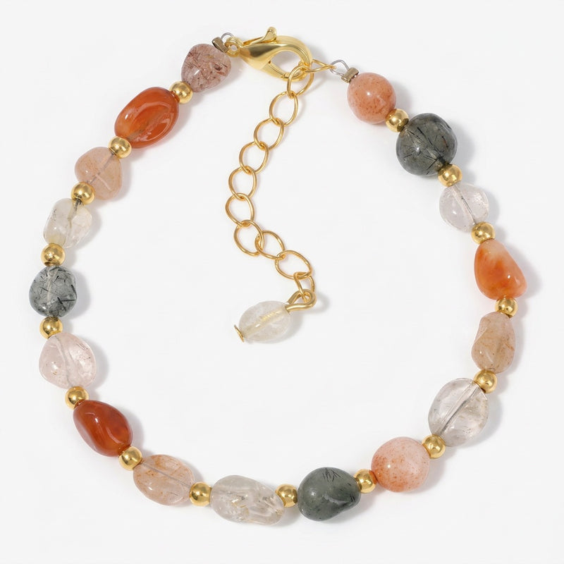 Mixed Agate Stone Bracelet “Yanlei”
