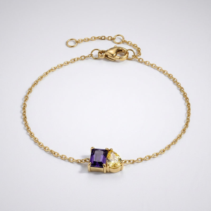 Citrine Stone Bracelet “Esmira”