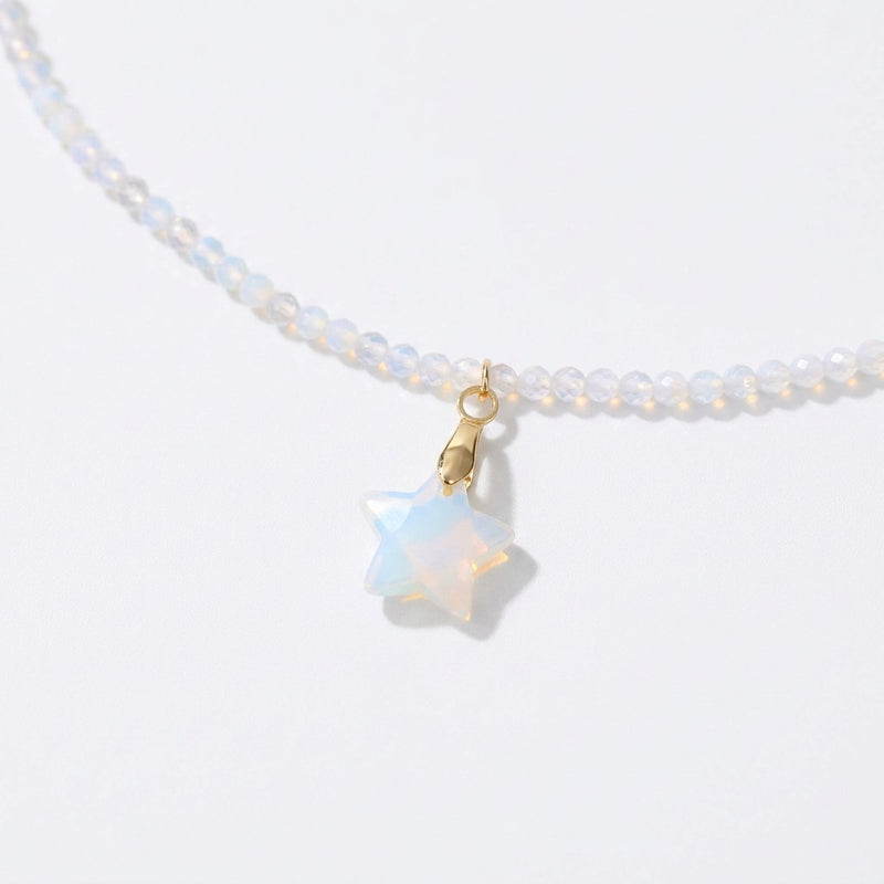 Opal Necklace "Stela"