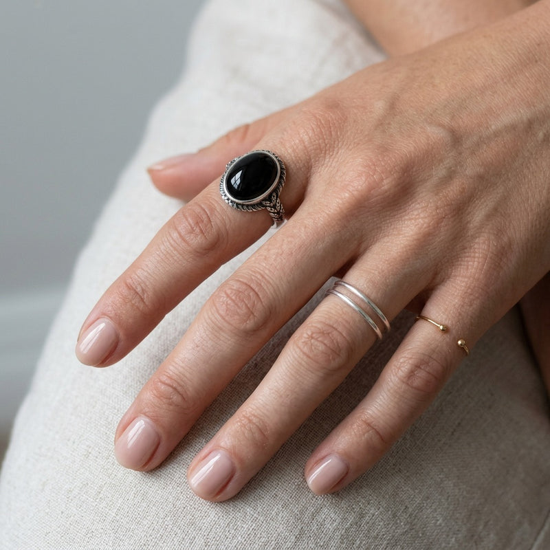 Black Onyx Ring “Velmoris”