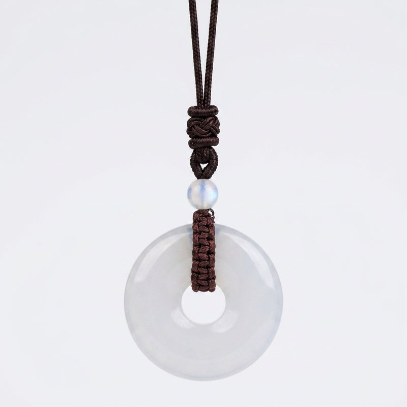 Opal Stone Pendant Orbit